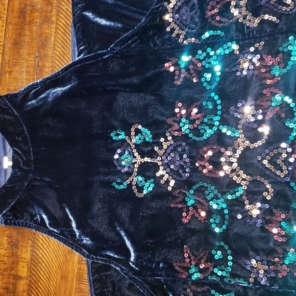 Free people a line velvet sequined dress - Picture 4 of 7